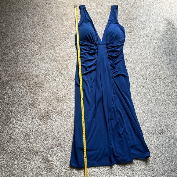 💜 HOST PICK 💜 Enchante Blue Low Back Cocktail Dress - Picture 7 of 8